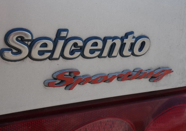 Fiat Seicento cena 12800 przebieg: 158000, rok produkcji 2003 z Radków małe 562